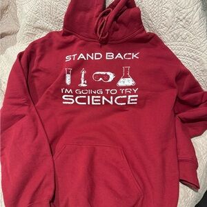 Gildan Red Science Hoodie